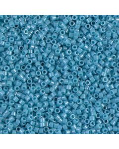 Miyuki Delica 11/0 DB0218 Opaque Medium Turquoise Blue Luster