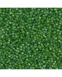 Miyuki Delica 11/0 DB0274 Lined Pea Green Luster