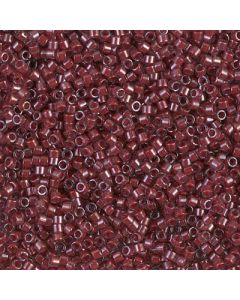 Miyuki Delica 11/0 DB0280 Cranberry Lined Crystal Luster