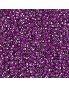 Miyuki Delica 11/0 DB0281 Fuchsia Lined Crystal Luster
