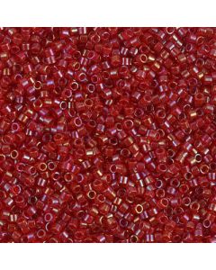 Miyuki Delica 11/0 DB0295 Lined Red AB