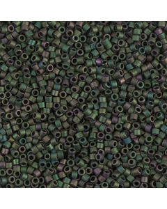 Miyuki Delica 11/0 DB0327 Matte Metallic Dark Green Iris