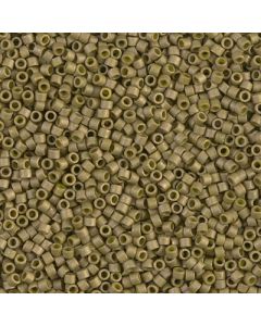 Miyuki Delica 11/0 DB0371 Matte Opaque Golden Olive Luster