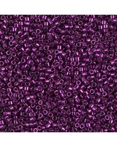 Miyuki Delica 11/0 DB0463 Dyed Nickel Plated Dark Magenta