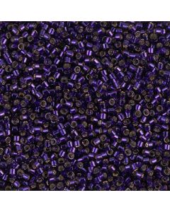 Miyuki Delica 11/0 DB0609 Dyed Silver Lined Dark Purple