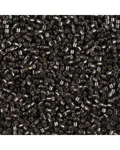 Miyuki Delica 11/0 DB0613 Silver Lined Dyed Dark Grey