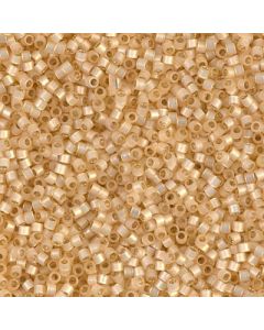 Miyuki Delica 11/0 DB0621 Dyed Light Apricot Silver Lined Alabaster