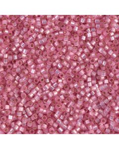 Miyuki Delica 11/0 DB0625 Dyed Rose Silver Lined Alabaster 