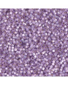 Miyuki Delica 11/0 DB0629 Dyed Lilac Silver Lined Alabaster 