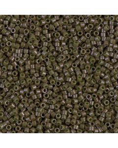 Miyuki Delica 11/0 DB0657 Dyed Opaque Olive Drab