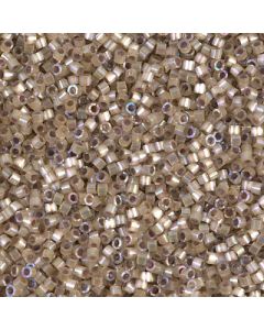 Miyuki Delica 11/0 DB0680 Dyed Smokey Quartz Silk Satin
