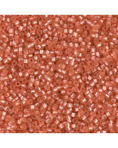 Miyuki Delica 11/0 DB0684 Dyed Semi-Frosted Silver Lined Watermelon