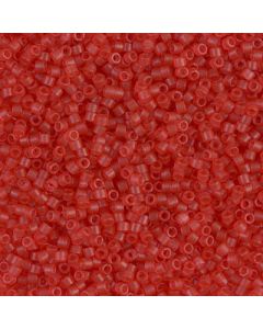 Miyuki Delica 11/0 DB0779 Dyed Semi-Frosted Transparent Watermelon