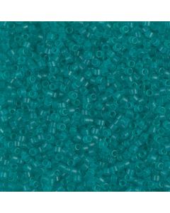Miyuki Delica 11/0 DB0786 Dyed Semi-Frosted Transparent Teal