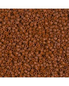 Miyuki Delica 11/0 DB0794 Dyed Semi-Frosted Opaque Sienna