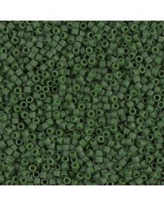 Miyuki Delica 11/0 DB0797 Dyed Semi-Frosted Opaque Jade Green
