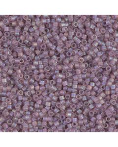 Miyuki Delica 11/0 DB0857 Matte Transparent Smoky Amethyst AB