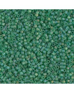 Miyuki Delica 11/0 DB0858 Matte Transparent Green AB