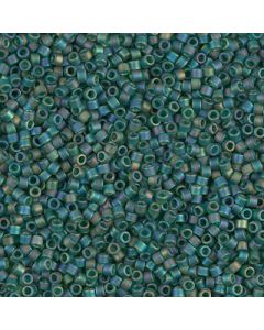 Miyuki Delica 11/0 DB0859 Matte Transparent Dark Emerald AB