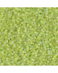 Miyuki Delica 11/0 DB0860 Matte Transparent Chartreuse AB