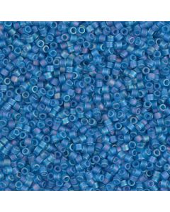 Miyuki Delica 11/0 DB0862 Matte Transparent Capri Blue AB