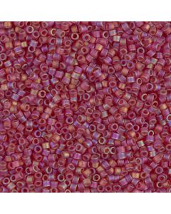 Miyuki Delica 11/0 DB0867 Matte Transparent Dark Cranberry AB