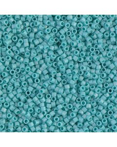 Miyuki Delica 11/0 DB0878 Matte Opaque Turquoise Green AB