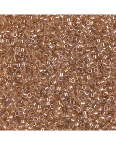 Miyuki Delica 11/0 DB0901 Sparkling Honey Beige Lined Crystal