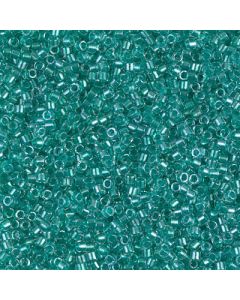 Miyuki Delica 11/0 DB0904 Sparkling Aqua Green Lined Crystal