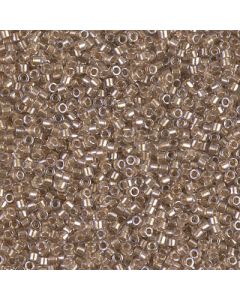 Miyuki Delica 11/0 DB0907 Sparkling Beige Lined Crystal