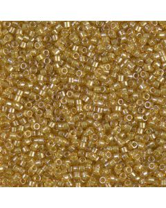 Miyuki Delica 11/0 DB0911 Sparkling Light Peridot Lined Topaz