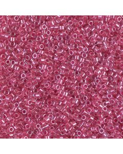 Miyuki Delica 11/0 DB0914 Sparkling Rose Lined Crystal