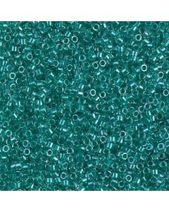 Miyuki Delica 11/0 DB0918 Sparkling Dark Aqua Green Lined Crystal