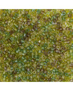 Miyuki Delica 11/0 DB0989 Sparkling Lined Camouflage Mix