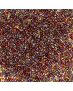Miyuki Delica 11/0 DB0990 Sparkling Lined Cranberry Harvest Mix