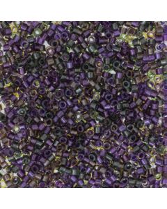 Miyuki Delica 11/0 DB0991 Sparkling Lined Violet Dusk Mix