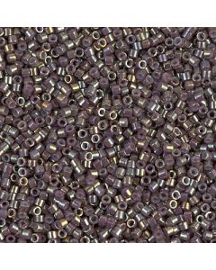 Miyuki Delica 11/0 DB1011 Metallic Dusty Mauve Gold Iris