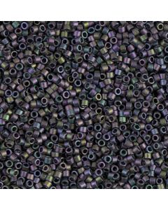 Miyuki Delica 11/0 DB1053 Matte Metallic Plum Emerald Gold Iris