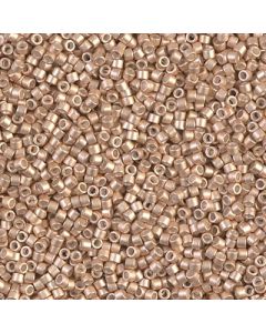 Miyuki Delica 11/0 DB1152 Galvanized Semi-Frosted Champagne