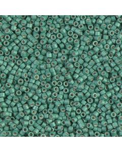 Miyuki Delica 11/0 DB1171 Galvanized Matte Dark Mint