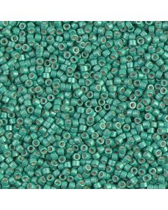 Miyuki Delica 11/0 DB1182 Galvanized Semi-Frosted Dark Mint