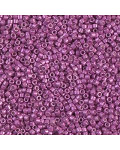 Miyuki Delica 11/0 DB1184 Galvanized Semi-Frosted Magenta