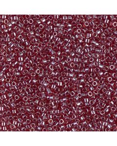 Miyuki Delica 11/0 DB1222 Transparent Dark Cranberry Luster