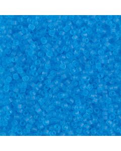 Miyuki Delica 11/0 DB1269 Matte Transparent Ocean Blue