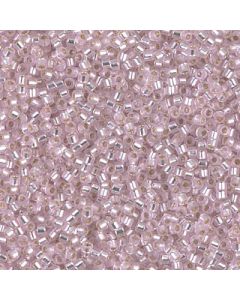 Miyuki Delica 11/0 DB1335 Dyed Silver Lined Pink