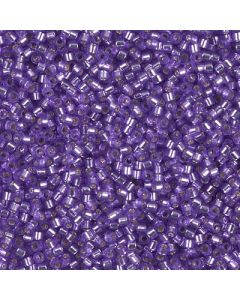 Miyuki Delica 11/0 DB1347 Dyed Silver Lined Purple