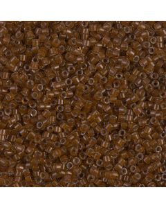 Miyuki Delica 11/0 DB1393 Dark Topaz Lined Amber