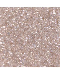 Miyuki Delica 11/0 DB1674 Pearl Lined Light Transparent Pink AB