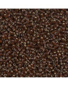 Miyuki Delica 11/0 DB1684 Silver Lined Glazed Dark Root Beer