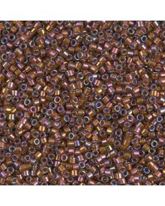 Miyuki Delica 11/0 DB1692 Silver Lined Glazed Dark Honey AB